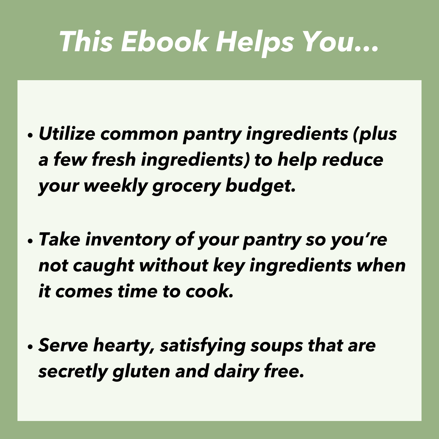 Cozy Cold Weather Soups